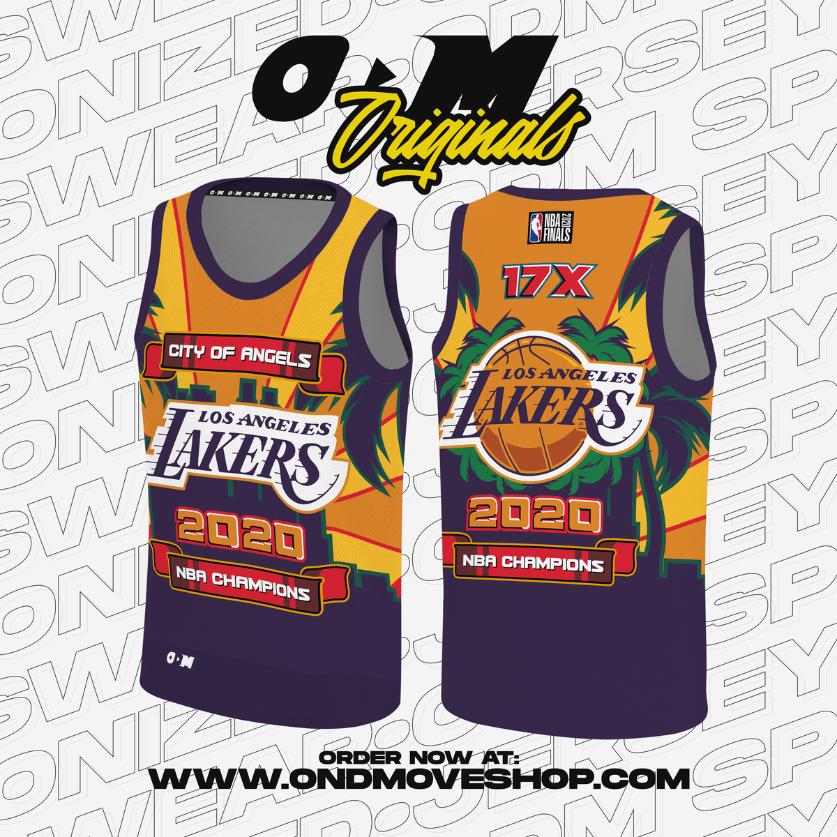 LOS ANGELES LAKERS LEBRON JAMES 2020-2021 CITY EDITION FULL SUBLIMATED  JERSEY