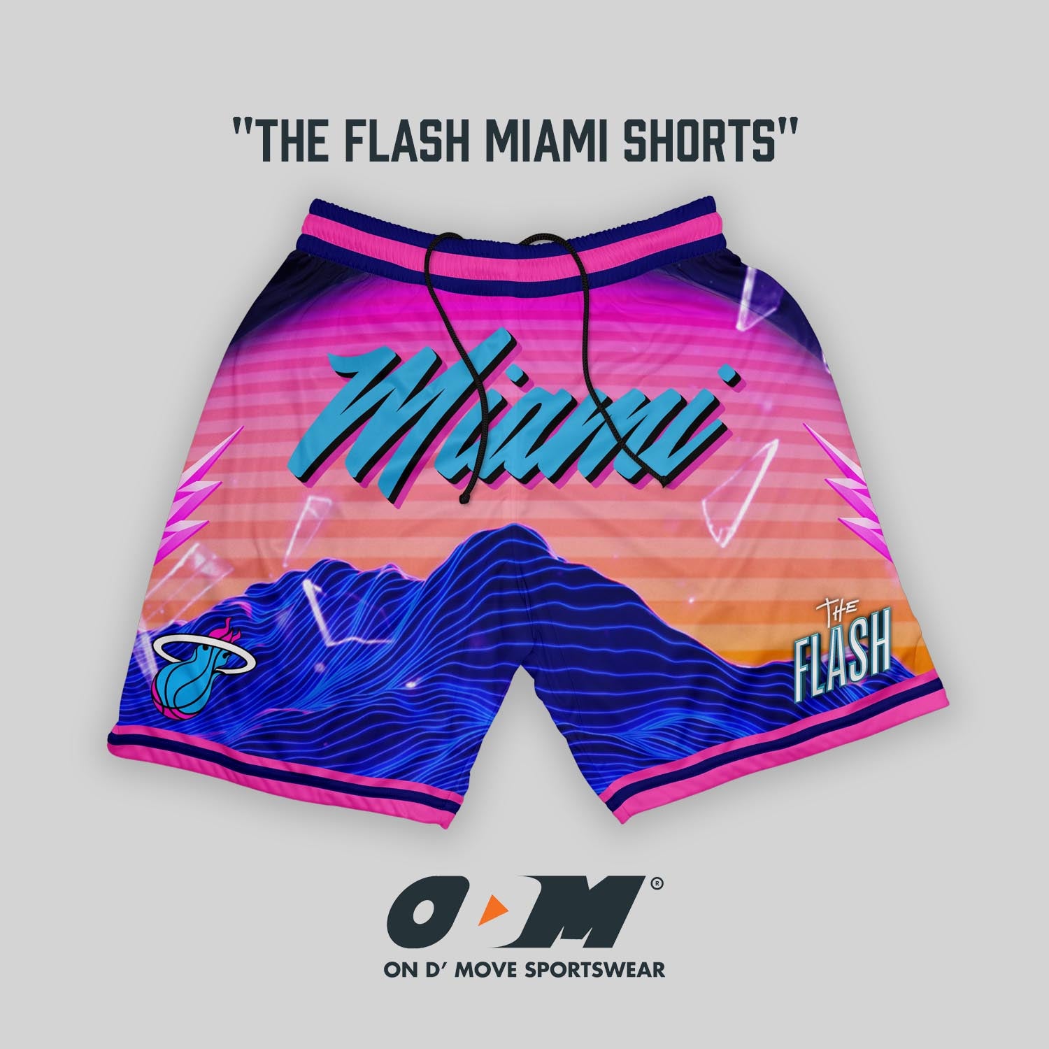 Dwyane Wade Miami "The Flash" Shorts
